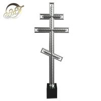 Крест на могилу из нержавеющей стали: модель К 5