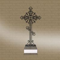 Крест кованый на могилу: модель 2