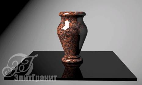 Ваза из дымовского гранита